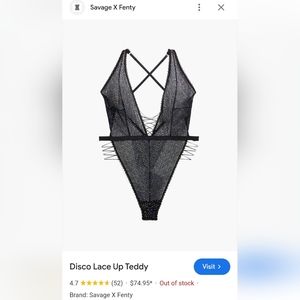 NWT SavageXFenty Lingerie